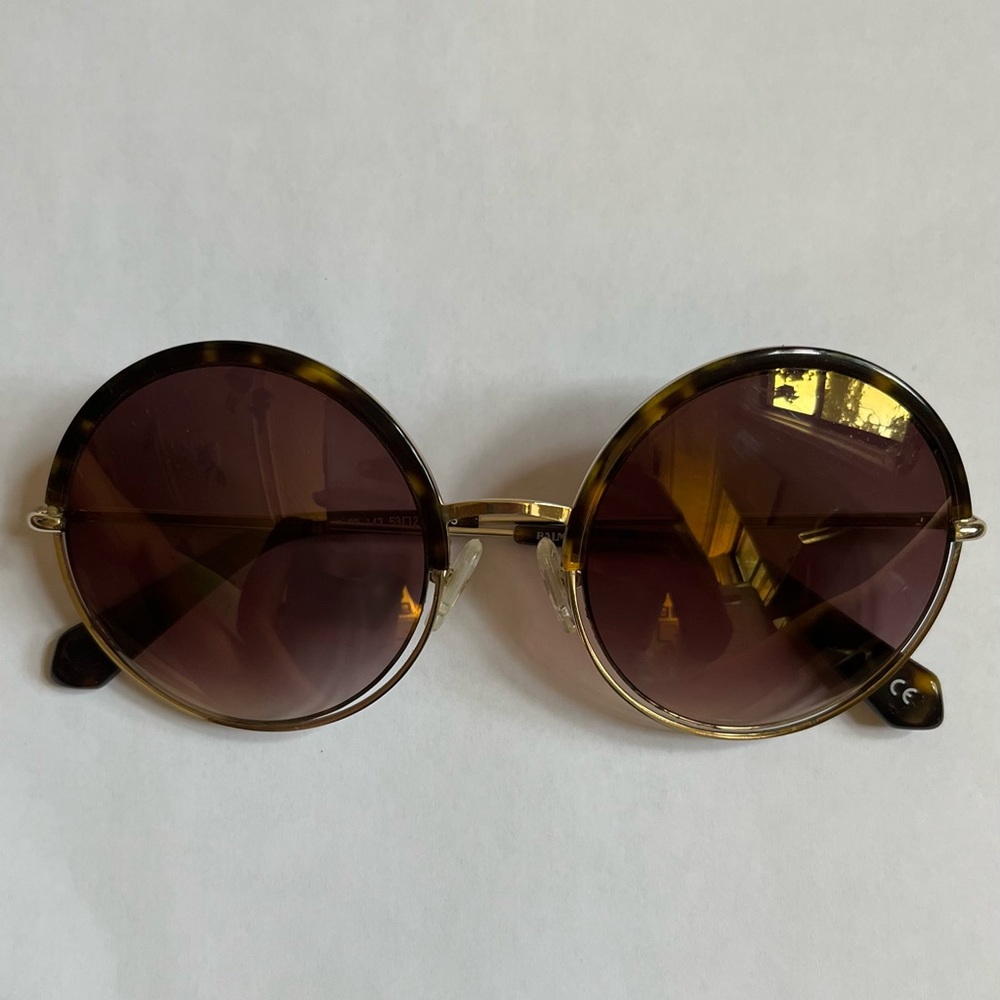 Round Golden reflective lens Balmain sunglasses